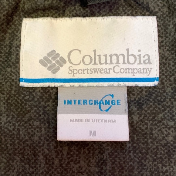 Columbia Sportswear Men Full Front Zip Jacket Coat Windbreaker Sz M Gray - Picture 4 of 6